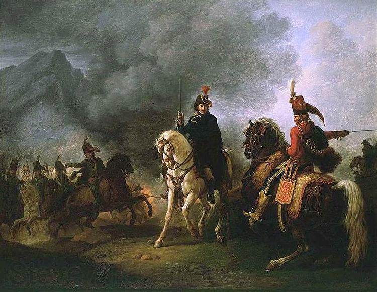 carle vernet A General with his Aide de Camp Germany oil painting art